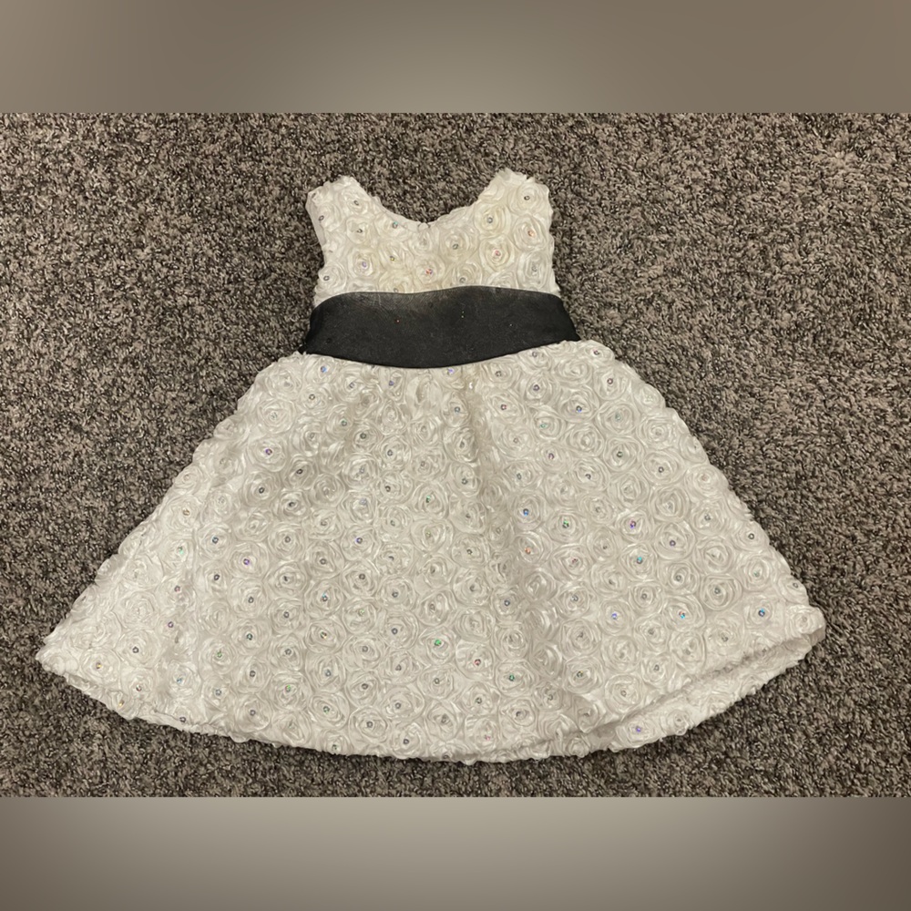 Rare Editions Baby Girl Christmas/Wedding/Holiday Party Dress - 18M